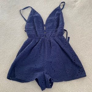 Blue Romper